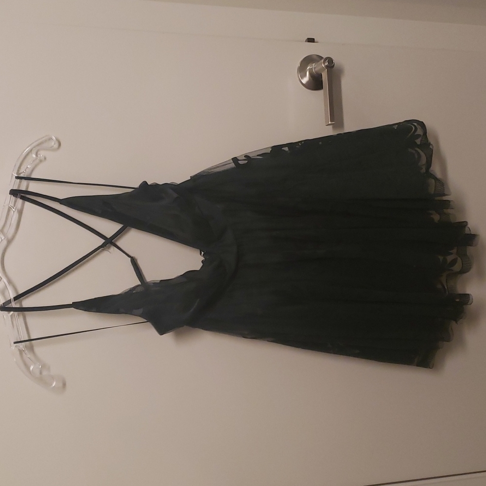 Dark Green Dress